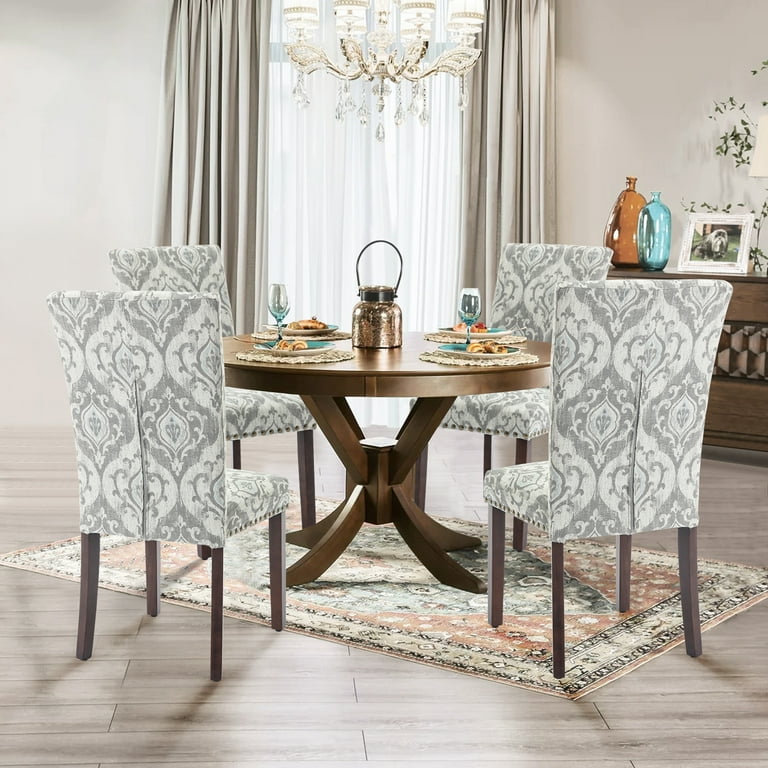 Upholstered parsons dining chairs discount