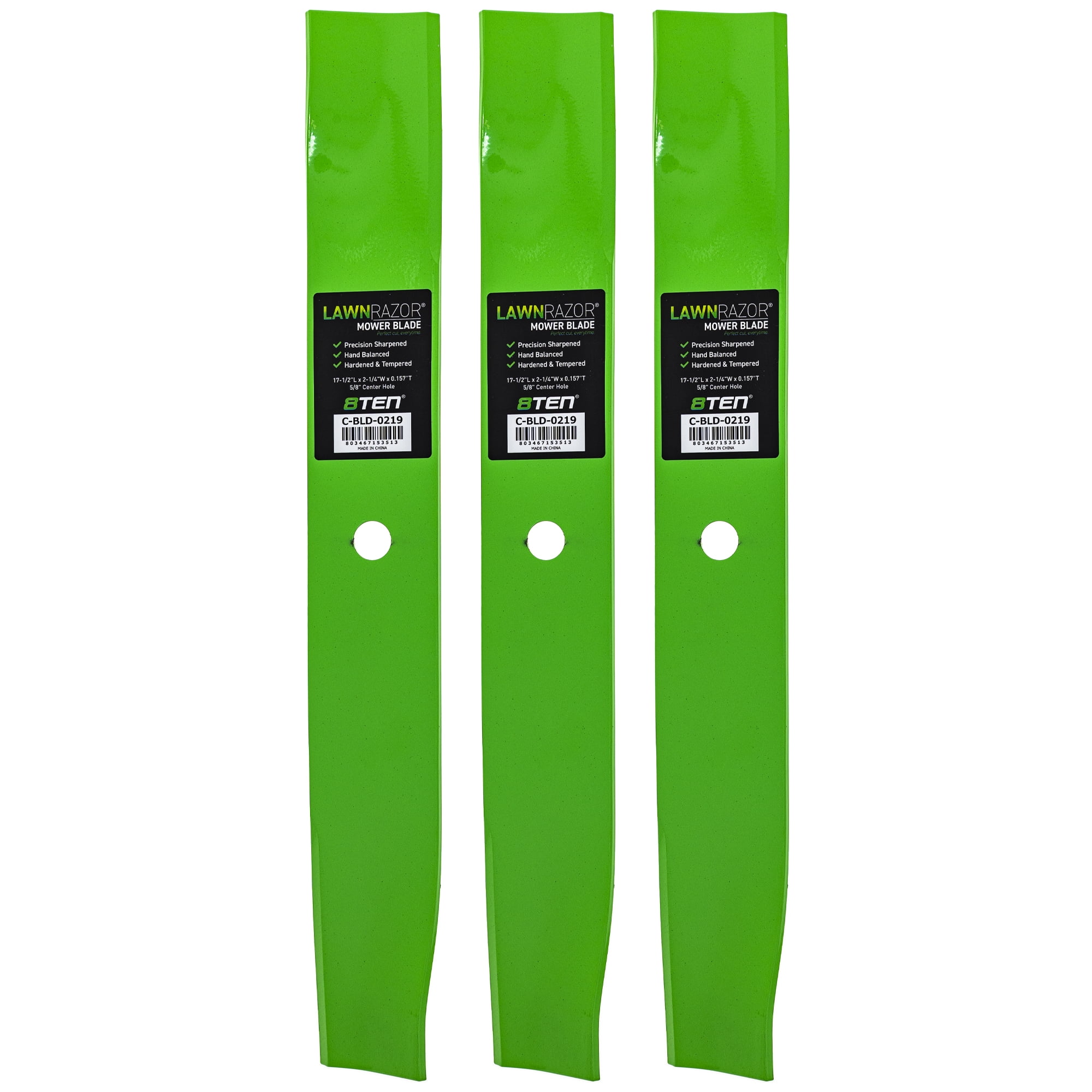 LawnRAZOR Blade for Toro Time Cutter Z 50 inch Deck 110 6837 03 High Lift 3 Pack 810 CBL2431D Walmart