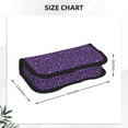 thumbnail image 3 of Bingfone Purple Leopard Print Pencil Case Large Capacity Pencil Pouch Pen Bag Office Stationery Organizer Multifunctional Pencil Bag for Women & Men, 3 of 6
