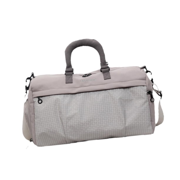 Bolsa de deporte impermeable de gran capacidad para gimnasio, ideal para hombres y mujeres, para fitness y viajes. Gris