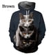 thumbnail image 3 of Sudadera con capucha con estampado 3D de gato y anime para hombre y mujer, estilo informal, divertido, de moda urbana, para niños y niñas, 3 of 5