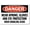 Warning Sign 4, variant on OSHA Danger Sign Construction Zone Glasses Required - 8"x12" Metal Sign, Warning for Wall Fence, Construction Site, Eye Protection