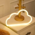 thumbnail image 2 of Kuymtek Lámpara colgante de arte con batería USB de luz de neón de nube de dibujos animados (luz cálida) Kuymtek Iluminación del hogar multifuncional, 2 of 9