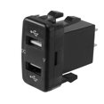thumbnail image 4 of 5X Adaptador de Pantalla de Voltios de Carga de Puerto USB Dual para Cargador de Coche Adaptado para Toyota Blue, 4 of 5