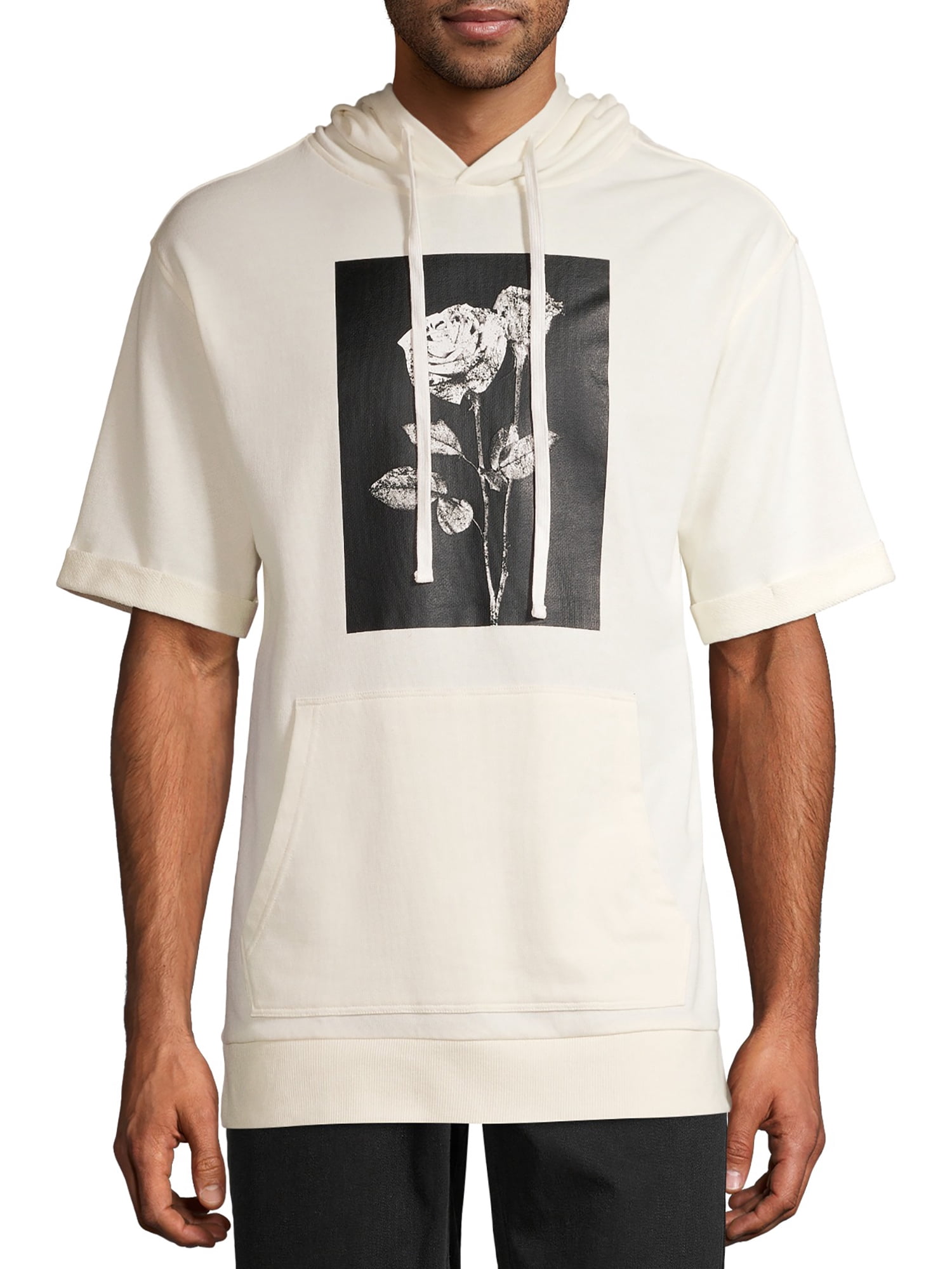 Graphic Short Sleeve Hoodie 