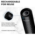 thumbnail image 4 of Ivation 6-Piece Rechargeable Wine Saver Pump with Reusable Wine Stoppers, 4 of 9