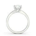 thumbnail image 3 of Spot Jewel 1.1 Ct Cushion Cut Lab Created Diamond Engagement Ring – 14K White Gold Plated 4 Prong Ring – Elegant Proposal Ring for Women – Memorable Gift for Her, 3 of 4