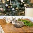 thumbnail image 4 of AuroraX Bohemian Christmas Decoration Khaki Decorative Plastic and Artificial Wool Figurines 2025 Pastel Deer Family for Home,Xmas Gifts Decor, 4 of 5