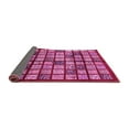 thumbnail image 2 of Ahgly Company Indoor Round Abstract Pink Modern Area Rugs, 4' Round, 2 of 4