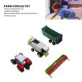 thumbnail image 4 of Farm Toy Tractor And Harvester Set Plastic Alloy Lifelike Exquisite Farm Vehicle Toy For Kids, 4 of 8