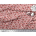 thumbnail image 3 of Soimoi Poly Georgette Fabric Car & Owl Cartoon Print Sewing Fabric Yard 42 Inch Wide, 3 of 3