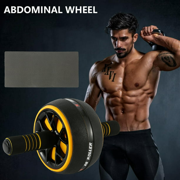 Everso Abdominal Wheel,Multifunctional Abdominal Muscle Fast-track Exercise Equipment, Abdominal Fitness Equipment, Home Beginner Men/Women Rollers