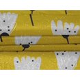 thumbnail image 4 of oneOone Velvet Yellow Fabric Artistic Floral Sewing Craft Projects Fabric Prints By Yard 58 Inch Wide, 4 of 5