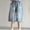 24Light Blue48, variant on CAIVO Child Girls Blue Denim Shorts Star Print Summer Casual Bottoms For Kids Style Trendy Bottoms