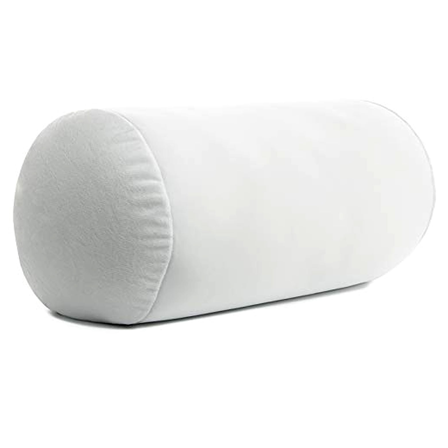 Deluxe Comfort Mooshi Squish Microbead Bed Pillow (14" x 7")  Airy Squishy Soft Microbeads  Eighteen Fun Bubbly Colors to Choose From  Cuddly and Fun Dormroom Accessory  Bed Pillow, White