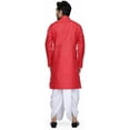 thumbnail image 2 of Mens Desginer Wear Bollywood Style Indian South Indian Cotton Dhoti Kurta Set, 2 of 4
