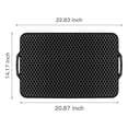 thumbnail image 4 of LNGOOR Double Layer Anti Tracking Waterproof Cat Litter Trapping Mat Black, 4 of 16
