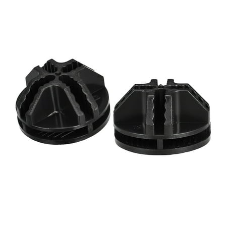 

Uxcell 36x20mm Plastic Wire Cube Connectors Grid Buckle Clip Black 40Pack