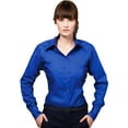 thumbnail image 4 of Kustom Kit Ladies Corporate Long Sleeve Oxford Shirt, 4 of 5