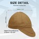 thumbnail image 2 of Gorra de soldadura reversible Uxcell, 7 1/4" (184mm) sombrero protector de 8 paneles para hombres y mujeres, protección de seguridad mientras se suelda, marrón, 2 of 6