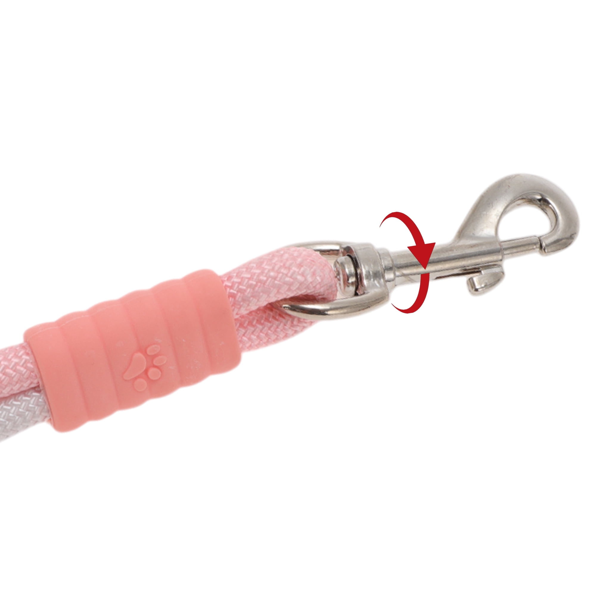 Unique Bargains Adjustable Crossbody Waist Leash Hands Free Dog Leash Yellow Pink Blue