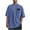 Blue(Style 69), variant on NuoCaiYun Plus Size T-Shirt for Men Casual Sports Washed Distressed Short Sleeve Round-Neck Top Blouse