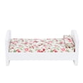 thumbnail image 1 of Pocket-Sized Wooden Printed Bed - Mini Dollhouse Furniture 1/12 Scale Model, 1 of 11