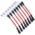 thumbnail image 1 of Cables de bujía de plástico Sunnimix 8 piezas color rojo Kits de cables para bujías, 1 of 8
