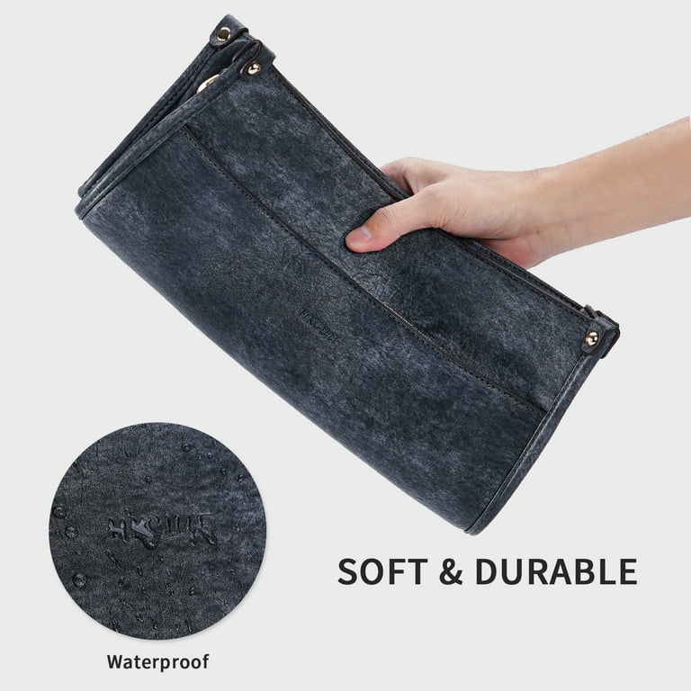 HKCLUF Women's Designer Leather Crossbody Bag with