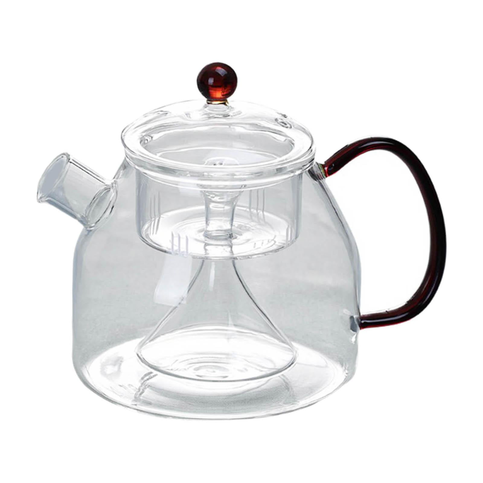 Glass Teapot Heat Resistant Teapot Coffee Pot Cold Hot Drinks 1,2l 