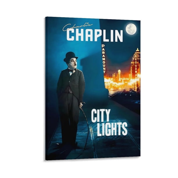 Luces de la Ciudad Cuadro decorativo colgante - Arte de pared - Póster enmarcado - Decoración de pared - Regalos para familia, amigos y aficionados 40*60 cm