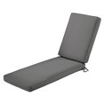 thumbnail image 1 of Montlake FadeSafe Patio Chaise Lounge Cushion - Charcoal Grey, 1 of 1