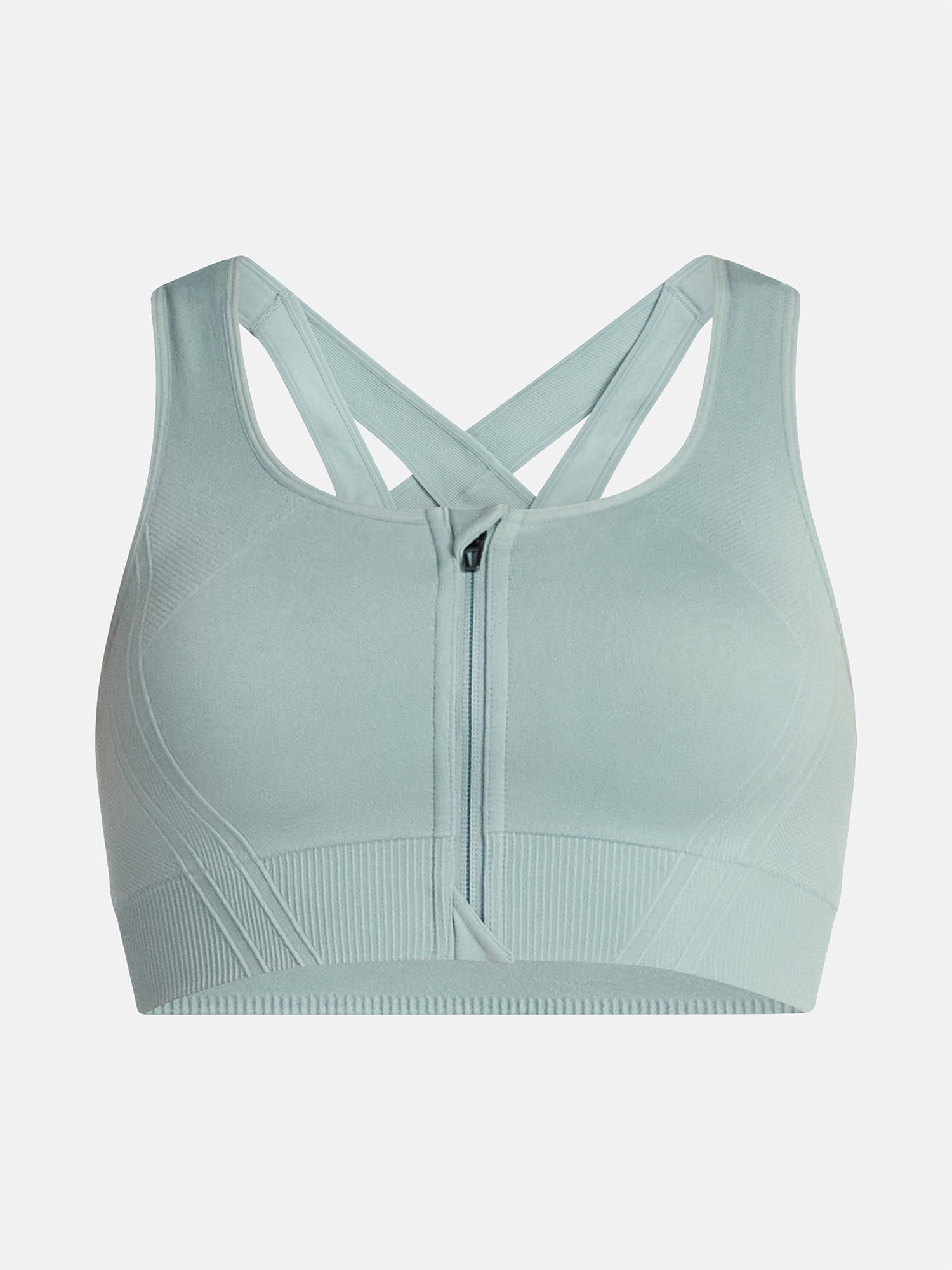 Avia Women's Medium Support Zip Front Sports Bra, Sizes S-XXXL