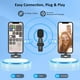 thumbnail image 2 of Micrófono Lavalier Inalámbrico para iPhone 15 Series/Android/Computadora - Micrófonos Mini Bluetooth para Grabación de Video - 2 Micrófonos de Clip con Interfaz USB C para Tiktok YouTube Vlog, 2 of 5