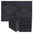 thumbnail image 3 of LEEYNEER 50Pcs Acoustic Soundproof Foam Sound Absorbing Panels 1X12X12Inch, 3 of 9