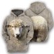 thumbnail image 3 of Sudadera con capucha con estampado de oveja, alpaca, toro y caballo para hombre, sudadera con capucha de manga larga con estampado 3D de animales, abrigo con capucha de gran tamaño para la calle, 3 of 5