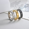 thumbnail image 2 of 2022 Vintage Roman Numerals Men Rings Temperament Fashion 6mm Width Stainless Steel Rings For Men Jewelry Gift Gold 10, 2 of 5