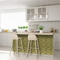 thumbnail image 6 of Mi Alma Vinyl Peel and Stick Lemon Italian Capri Spirit L41 Backsplash Tile Stickers, Light Green/Yellow, 4" x 4" (24-Pack), 6 of 10