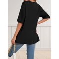 thumbnail image 3 of Womens Student Back To School Letter Print Teacher Gift For Crew Neck T-Shirt With Patterned Prints - Loose Short Sleeves For Spring & Summer Style - Trendy Casual Tees Clothing Tee For Adult, Men, W, 3 of 7
