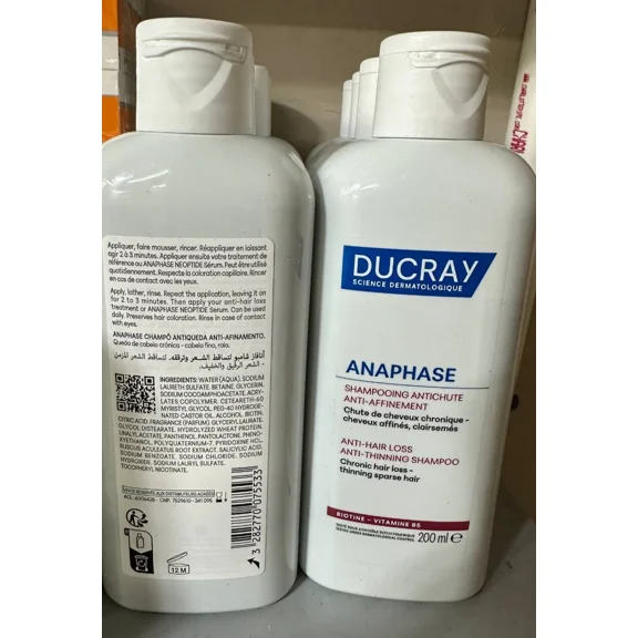 Ducray Anaphase Anti-Hair Loss / Anti-Thinning Shampoo 200ml Bottle