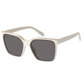 thumbnail image 1 of Gafas de Sol Mosanana Cuadradas Polarizadas Sobredimensionadas Blancas 2025, 1 of 7
