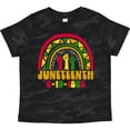 thumbnail image 3 of Inktastic Juneteenth 6-19-1865 Rainbow Boys or Girls Toddler T-Shirt, 3 of 5