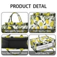 thumbnail image 4 of Large Capacity Tote Bag,Yellow Lemon Fruit Berries Beige Pattern Handbag Fashion Luxury Tote Bag,15.7"x13"x 5.1" Inches,Laptop Compatible, 4 of 6