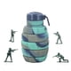 thumbnail image 2 of Botella de agua de granada de silicona de 500 ml suyoo color verde, 2 of 4