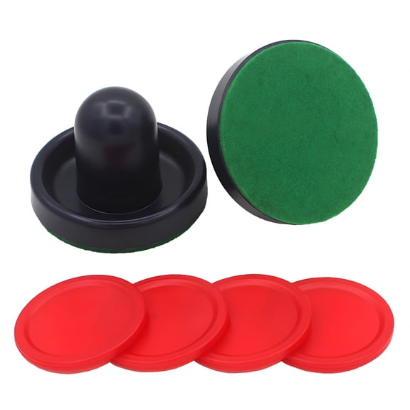 BESTSKY Mini Air Hockey Pucks and Paddles - Home Air Hockey Set for Kids, Replacement Accessories for Game Tables (2 Air Hockey Pushers)