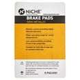 thumbnail image 4 of Niche Complete Semi-Metallic Brake Pad Set for Honda CBR600R Motorcycle MK1002496, 4 of 9