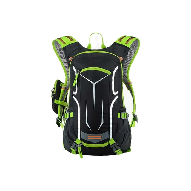 facefd Sac à Dos Imperméable pour Vélo, Randonnée, Camping, Multi-Fonction, Unisexe, Voyage, Extérieur, Jaune Vert