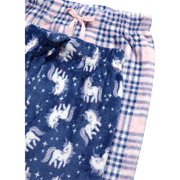 dELiA*s Girls Pajama Pants Cute Pattern Fleece Plaid Girls Pajamas Sleepwear 2 Pack
