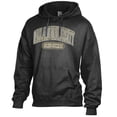 thumbnail image 2 of Men's Comfort Wash  Black Oakland Golden Grizzlies Lightweight Fleece Pullover Hoodie, 2 of 3