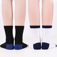 thumbnail image 5 of 12 Pairs Toddler Socks Boys Crew Socks Kids Girls Sock Boys Dress Sock Black 1-13 Years, 5 of 6